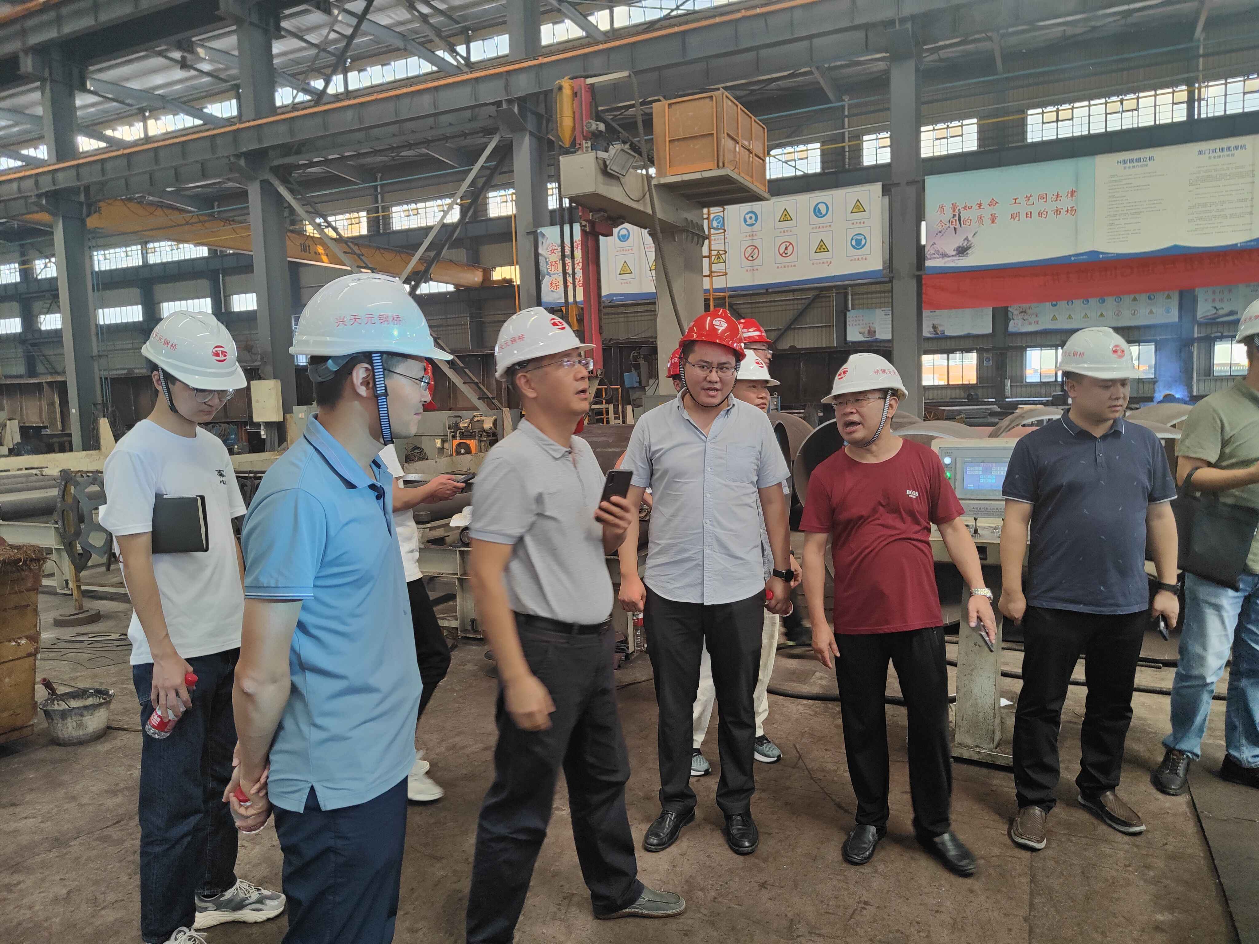 8.15+成乐公司+成乐公司调研成乐扩容项目低碳智能装配化组合桥梁试验桥钢结构生产工作 8.15+成乐公司+成乐公司调研成乐扩容项目低碳智能装配化组合桥梁试验桥钢结构生产工作